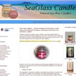 seaglass candles